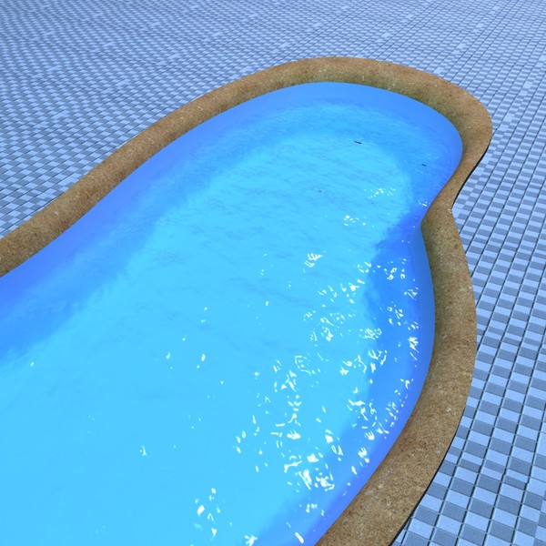 swimming pool 3d model - Swimming pool by tanase laurentiu